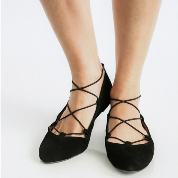 Lucky Brand Shoes - Lucky Brand | 7.5 black Aviee lace up flats
